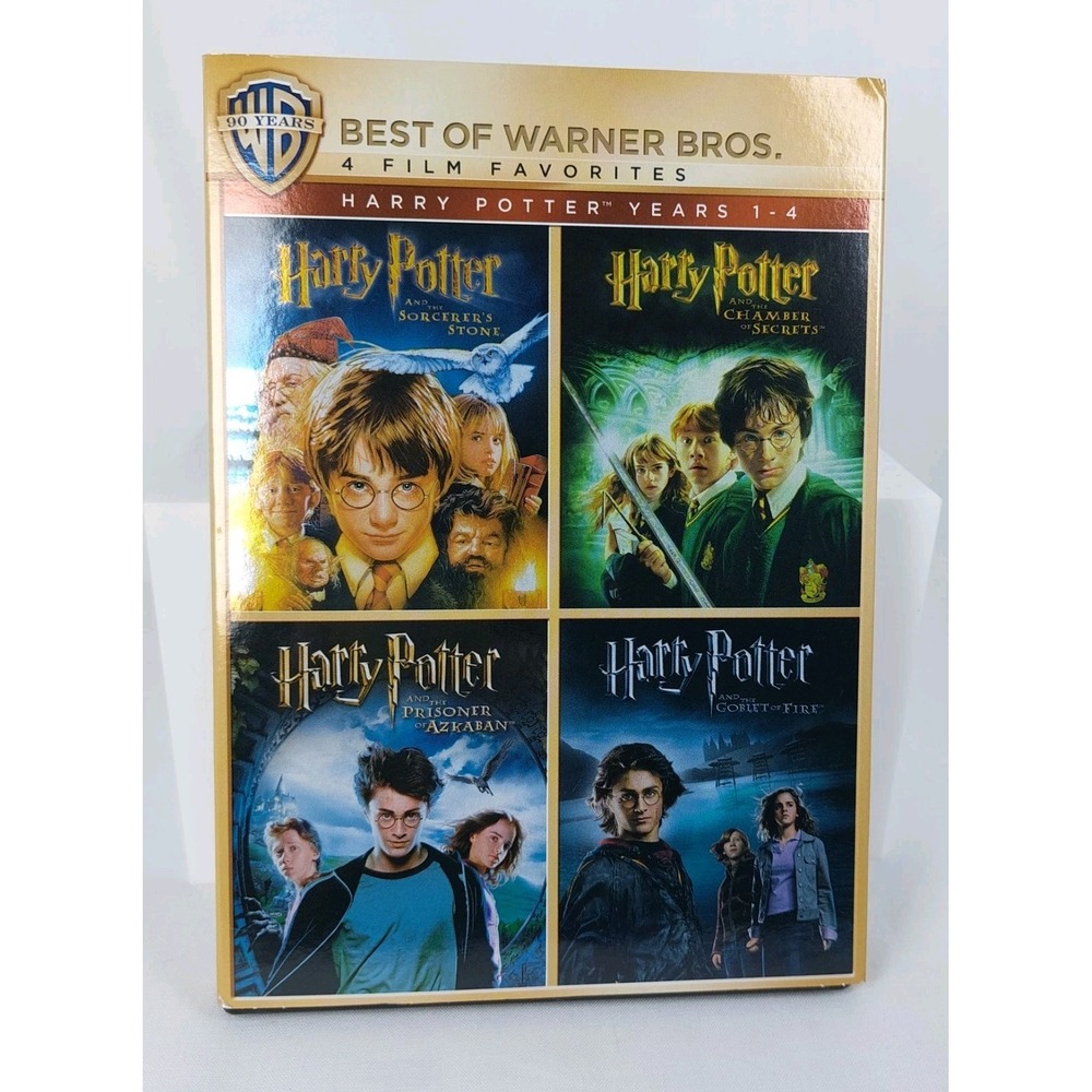 Harry‎ Potter 4 Disc Set Years 1-4 DVD Dust Jacket